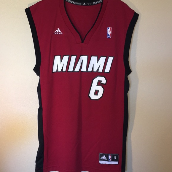 adidas Other - Miami Heat Size Small Jersey James 6